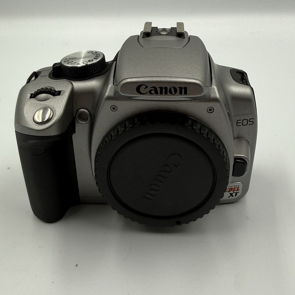 Canon EOS Digital Rebel XT DSLR Camera Body Silver DS126071 Untested Japan